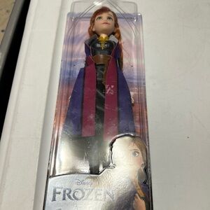 Disney Anna Purple Pink Dress Doll